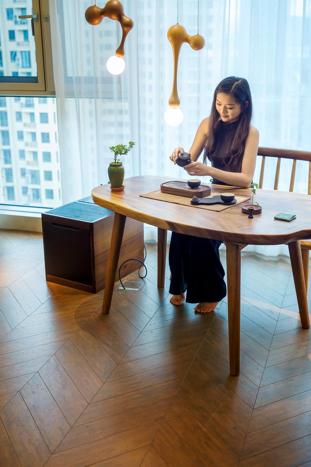 中式風(fēng)新家的靈魂，居然是這塊軟木地板 圖片15